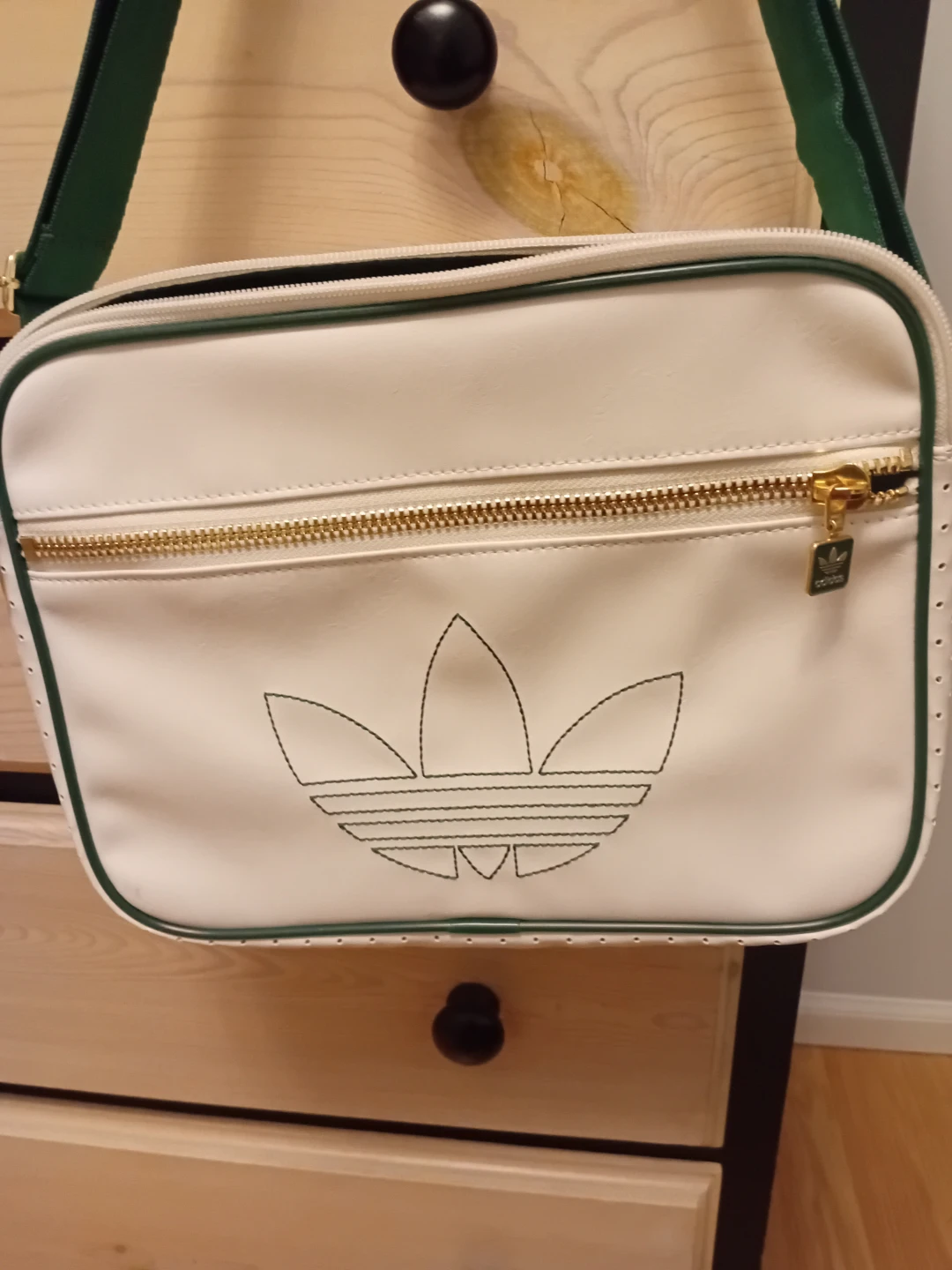 Adidas White & Green Crossbody Bag - photo 3