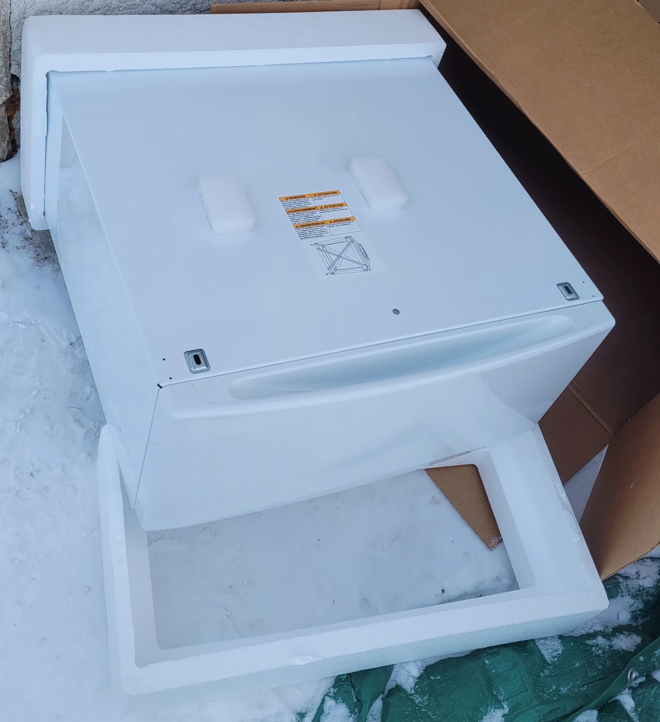 NEW Laundry Pedestal Storage
