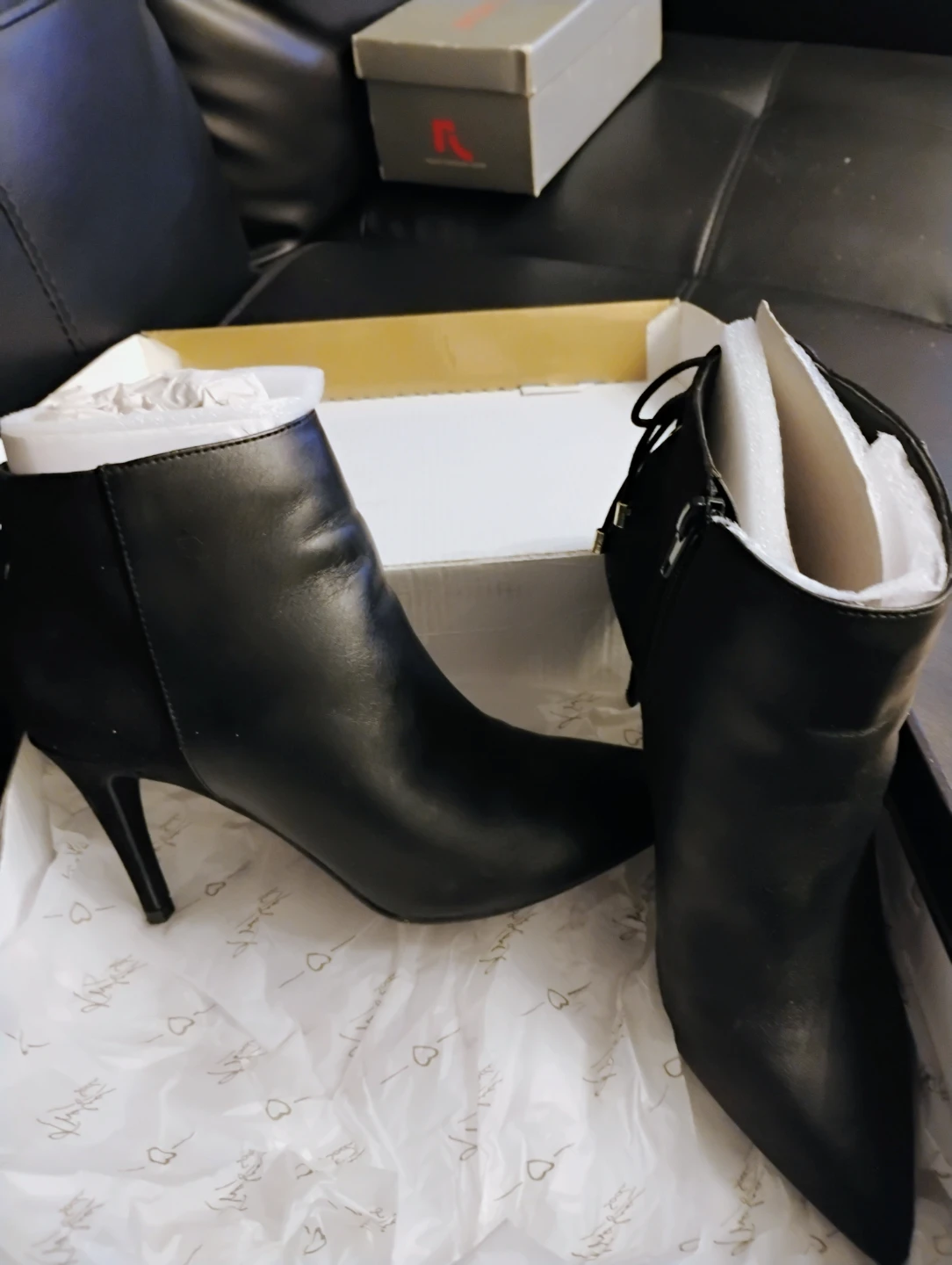 Thalia Sodi Black Ankle Boots - Size 7.5M
