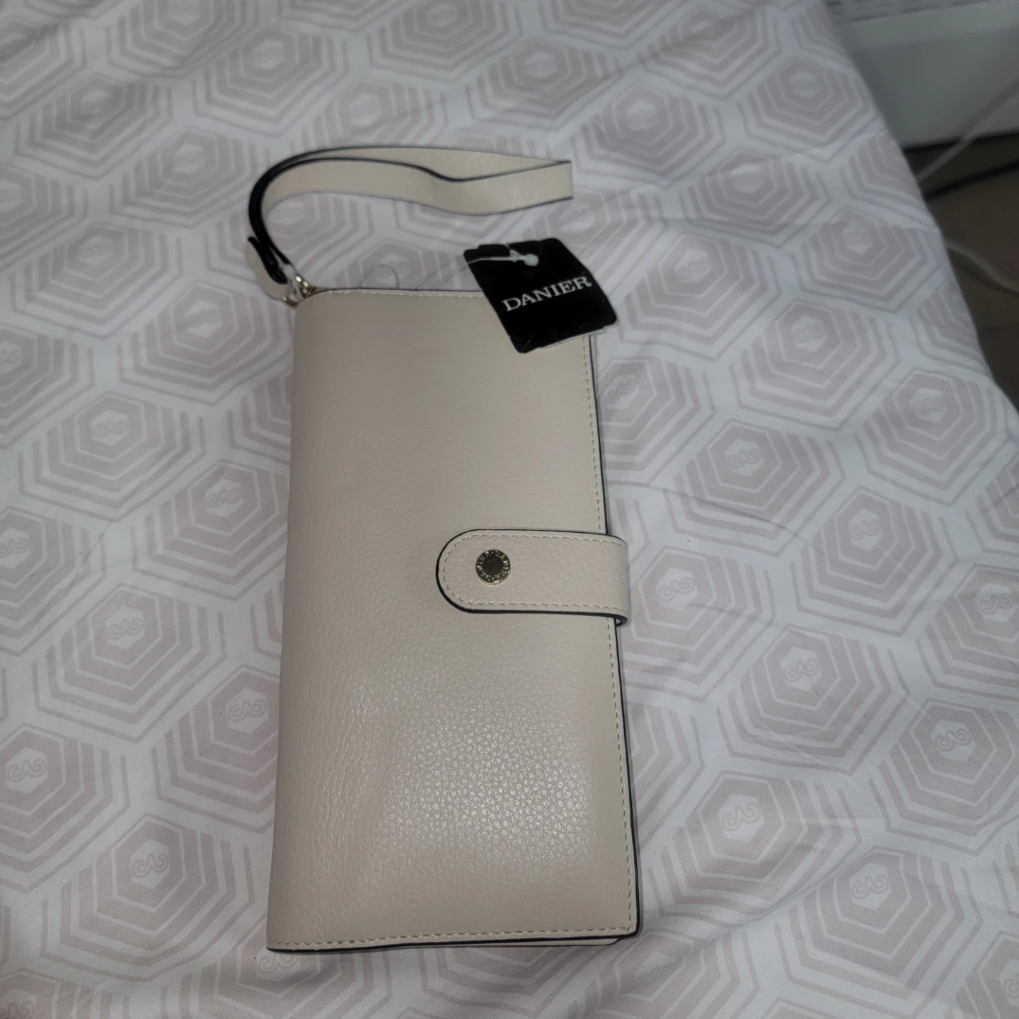 Danier White Leather Wallet