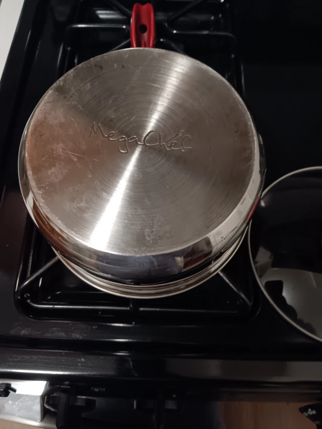 MegaChef Stainless Steel Saucepan with Lid - photo 2
