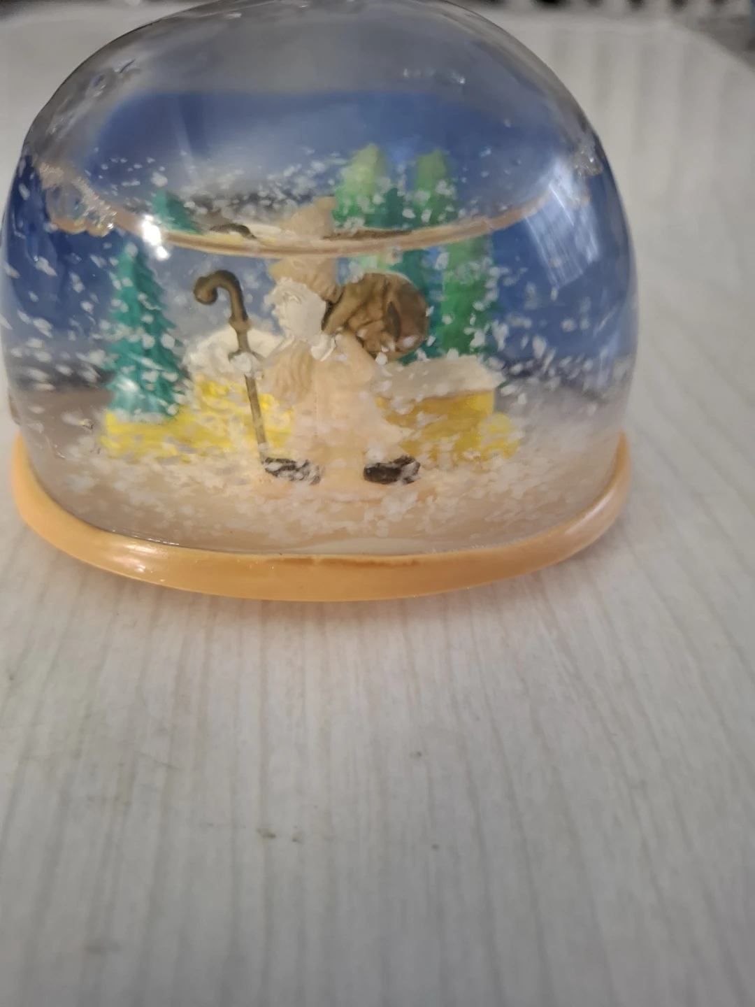 Christmas Snow Globe with Figurine