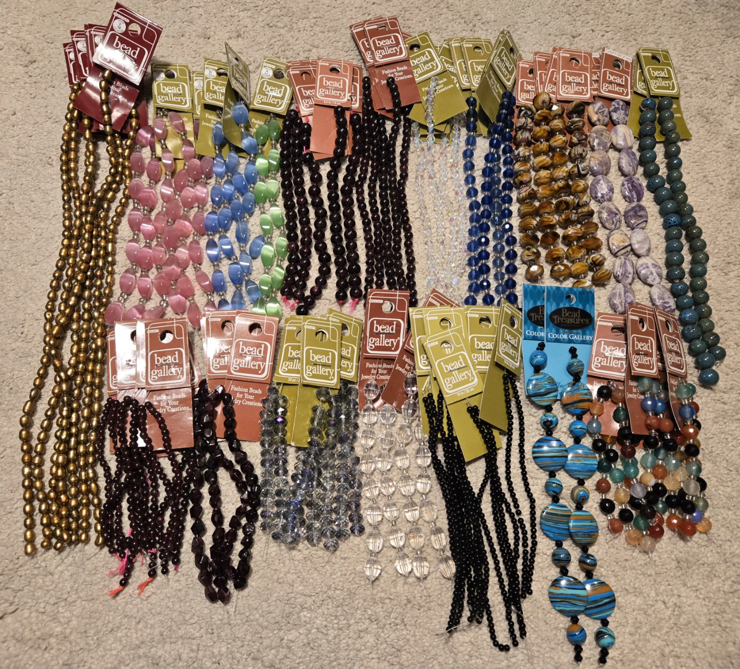 Lot of Assorted Bead Strands (Lot O)
