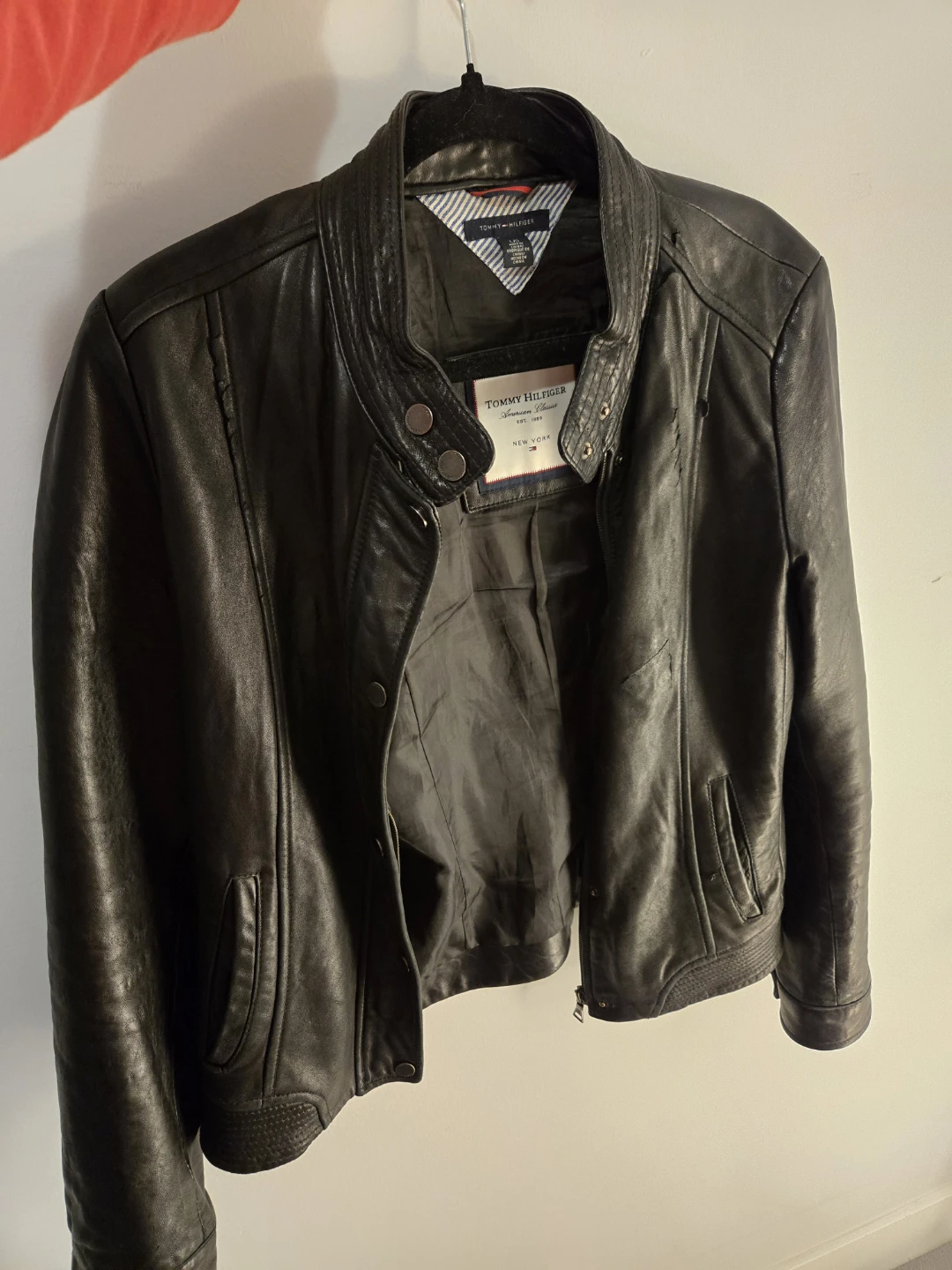 Tommy Hilfiger Leather Jacket - Size L