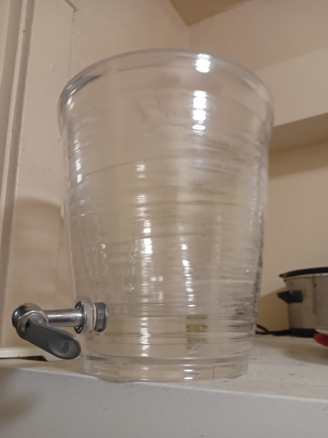 Clear Water Dispenser with Spigot