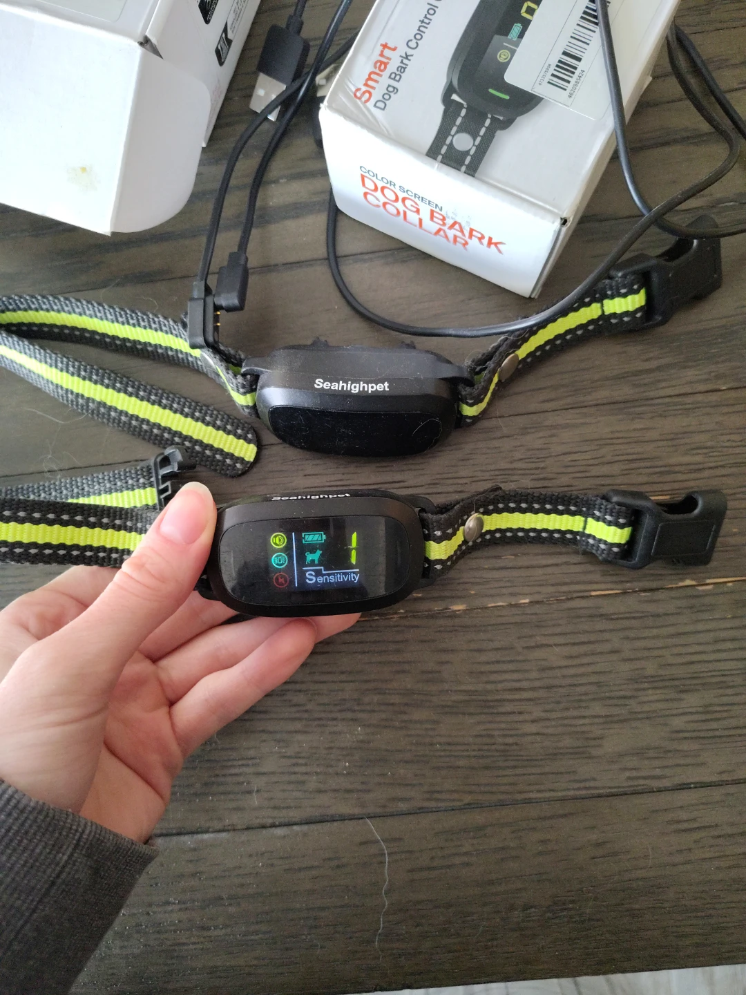 2 Seahighpet Dog Bark Control Collars Large Collars - photo 2