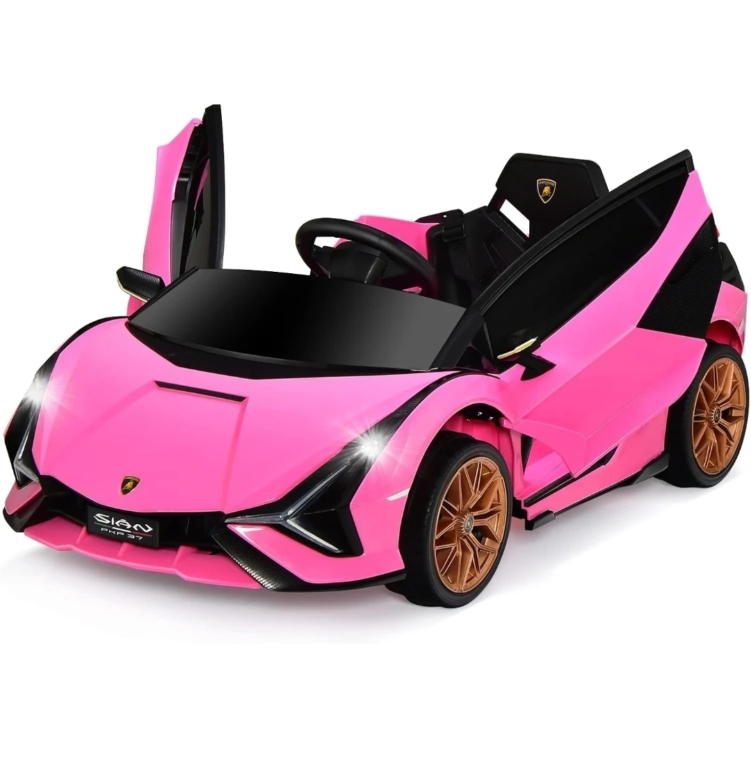 Pink Lamborghini Sián FKP 37 Ride-On Car