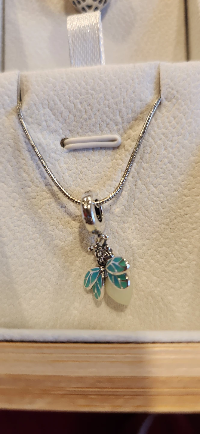 Necklace with Heart and Dragonfly Pendants - photo 3