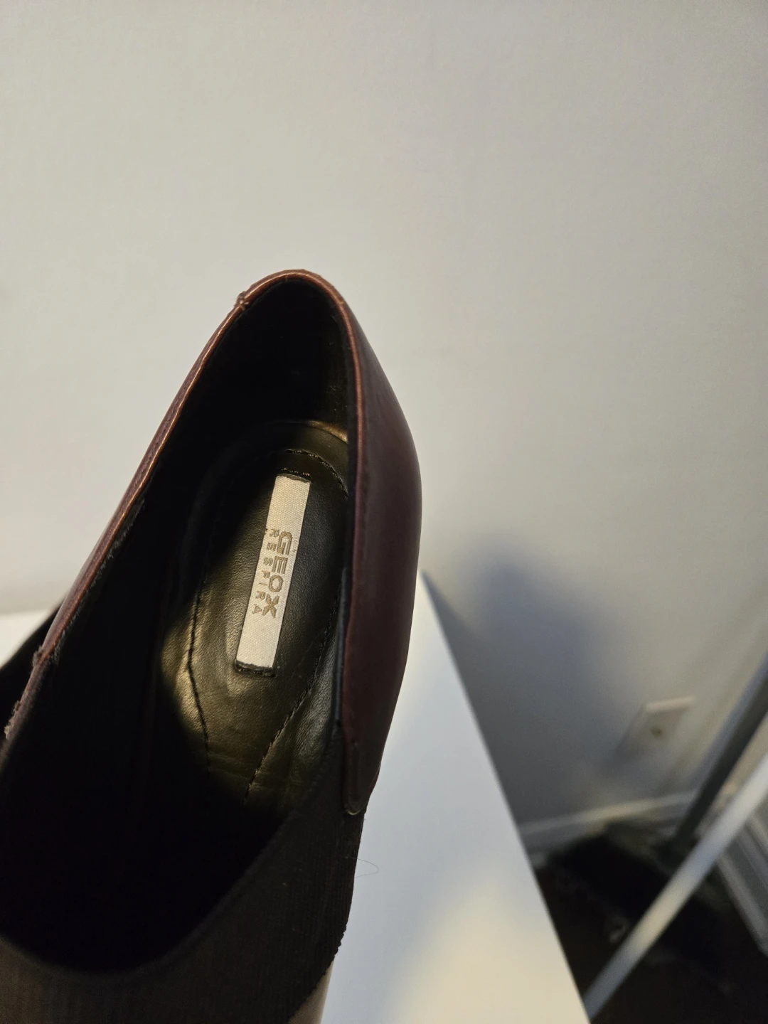 Geox Women's Brown Leather Heeled Booties - photo 3