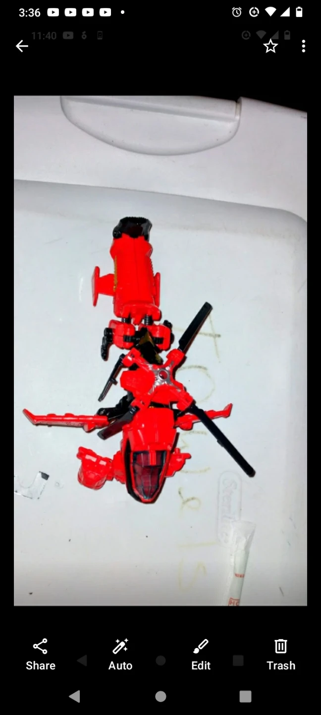 Red Toy Helicopter