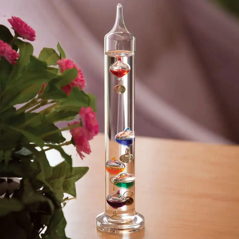 Galileo Thermometer, Glass