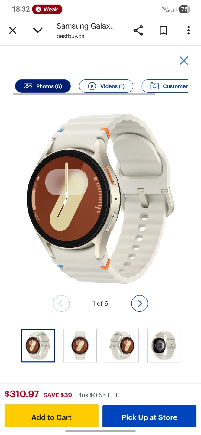 Band Straps - Light grey Samsung Galaxy Watch 7 - photo 2