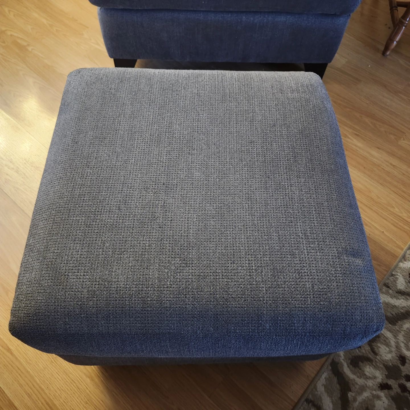 Grey Armchair and Ottoman Set - photo 3