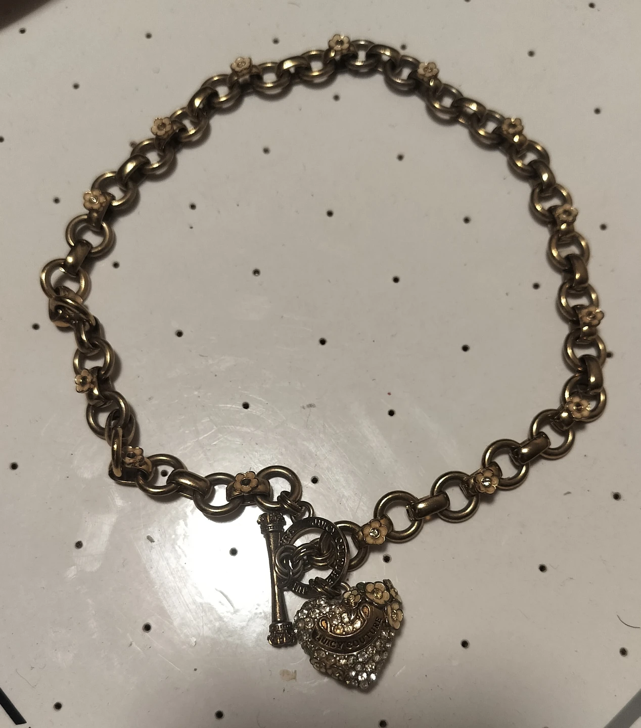 Juicy Couture Heart Charm Toggle Necklace - photo 2