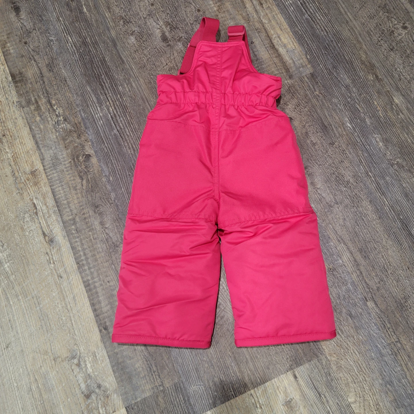Children's Pink Snow Bib Overalls Size 1 - photo 3