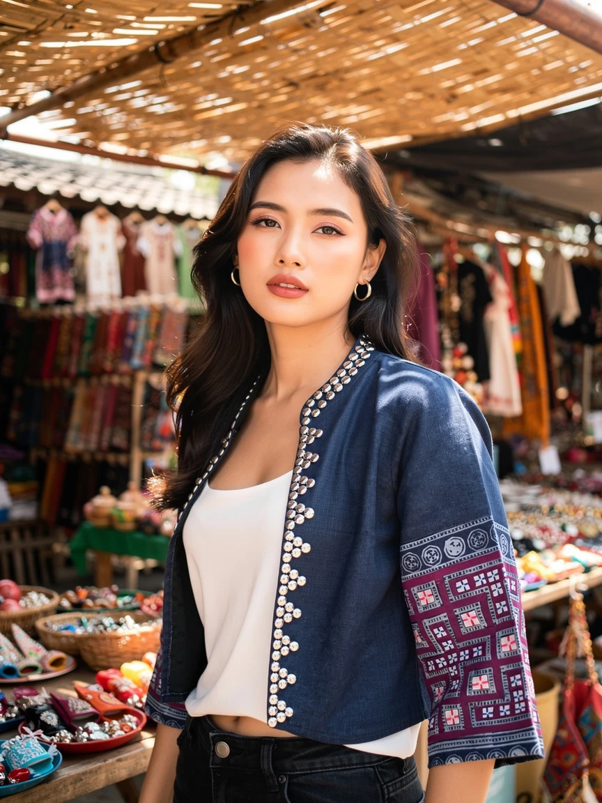 Hill Tribe Hemp Jacket - Size L