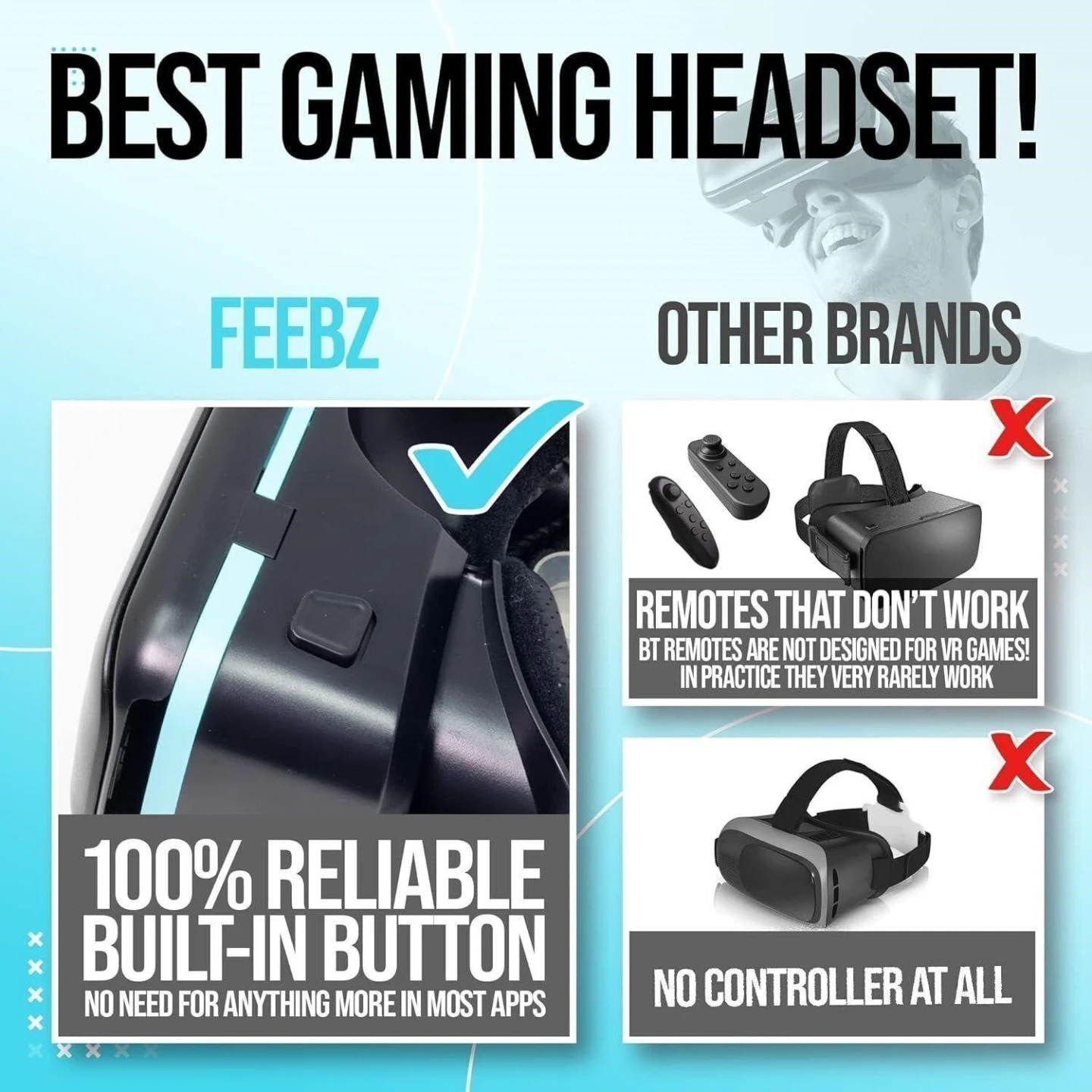 FEEBZ VR Headset - Gaming Headset - photo 2