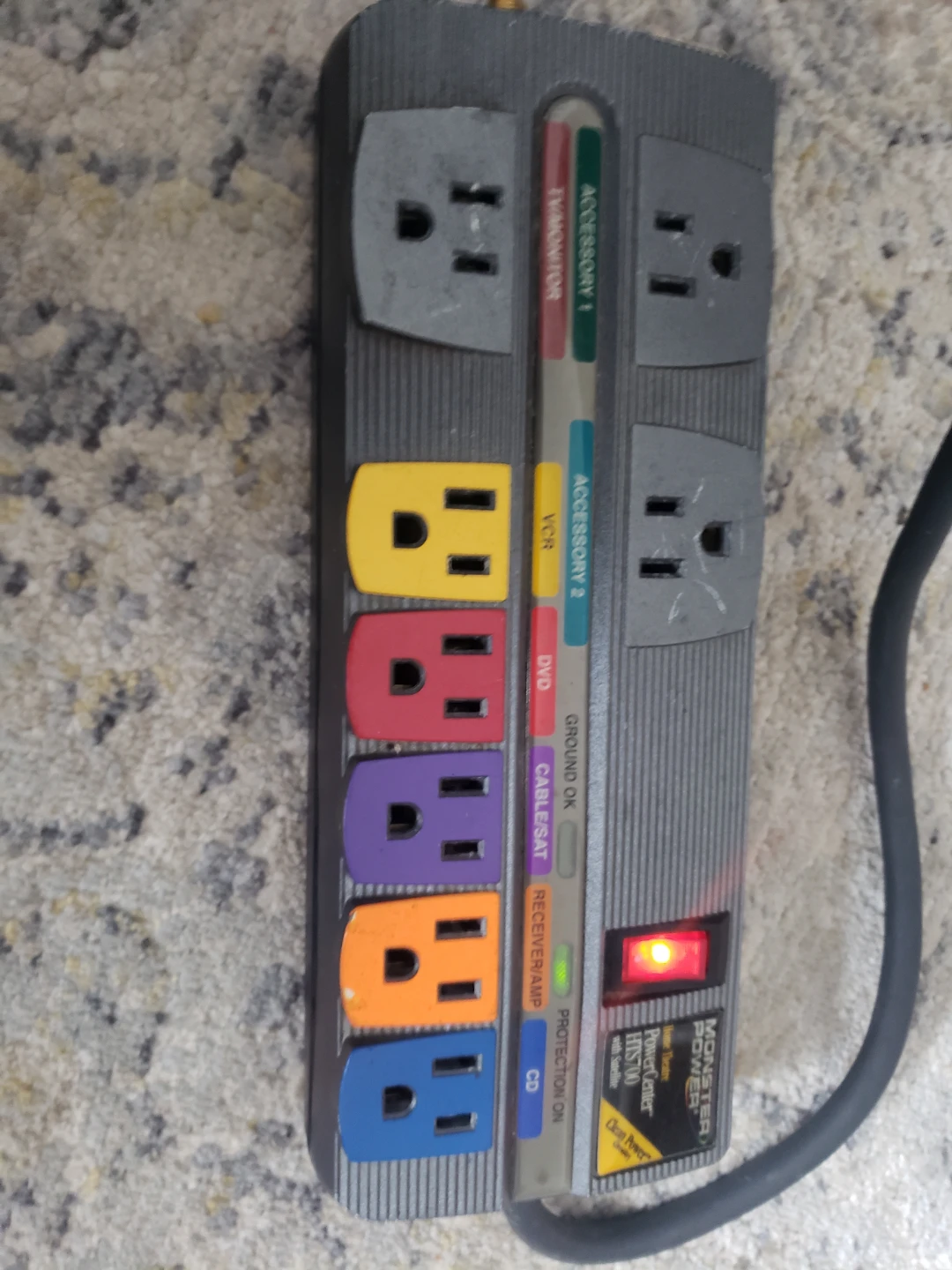 Monster Power Home Theatre PowerCenter HTS700 Surge Protector