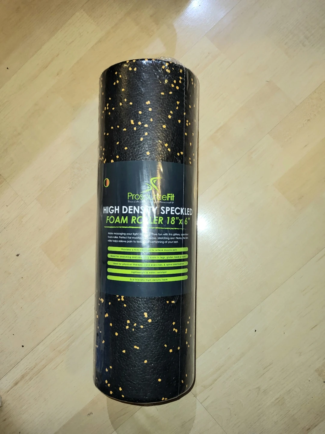 NEW ProsourceFit High Density Speckled Foam Roller 18"x6"