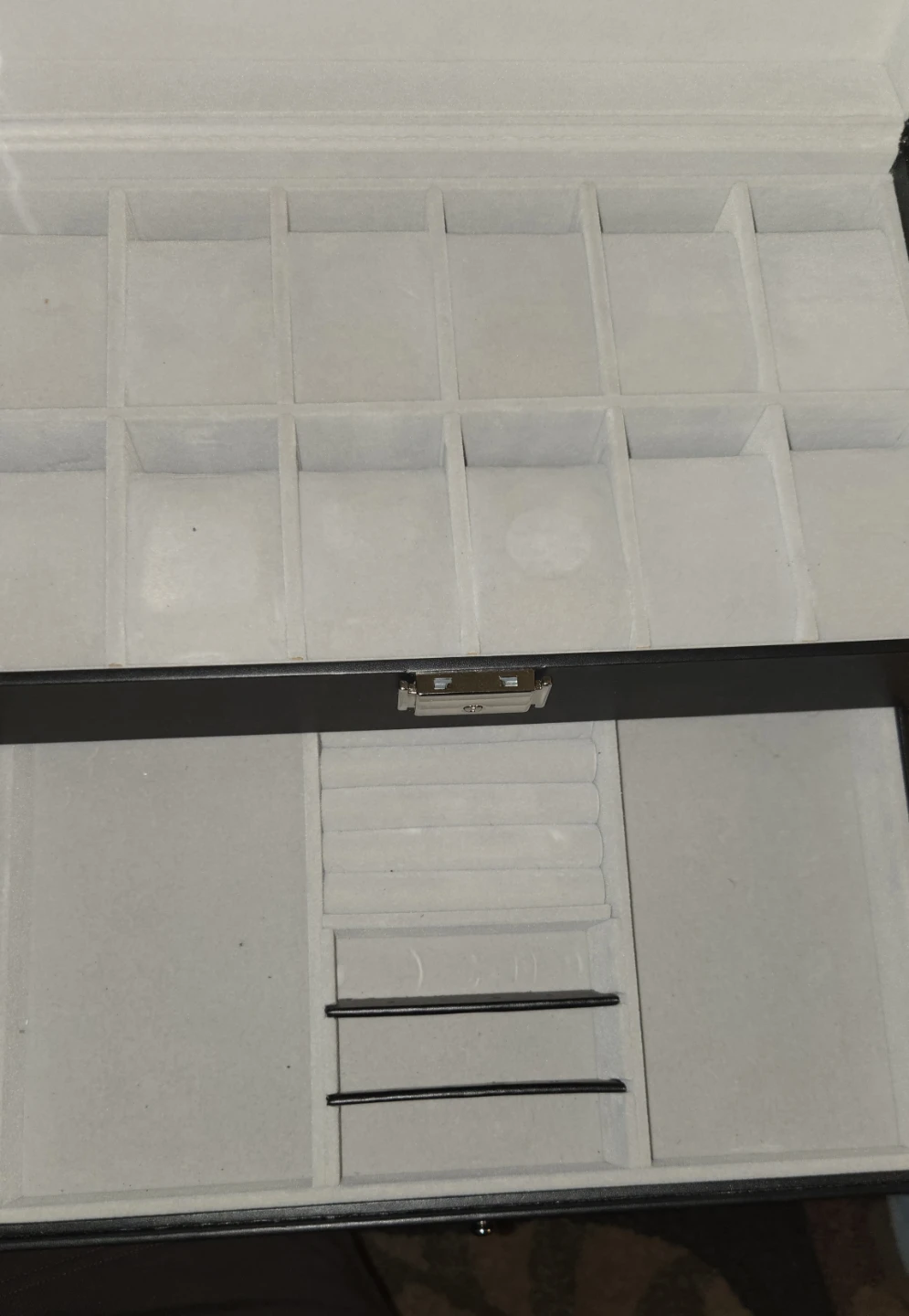 SONGMICS 12 Watch Display Case with Drawer - photo 4