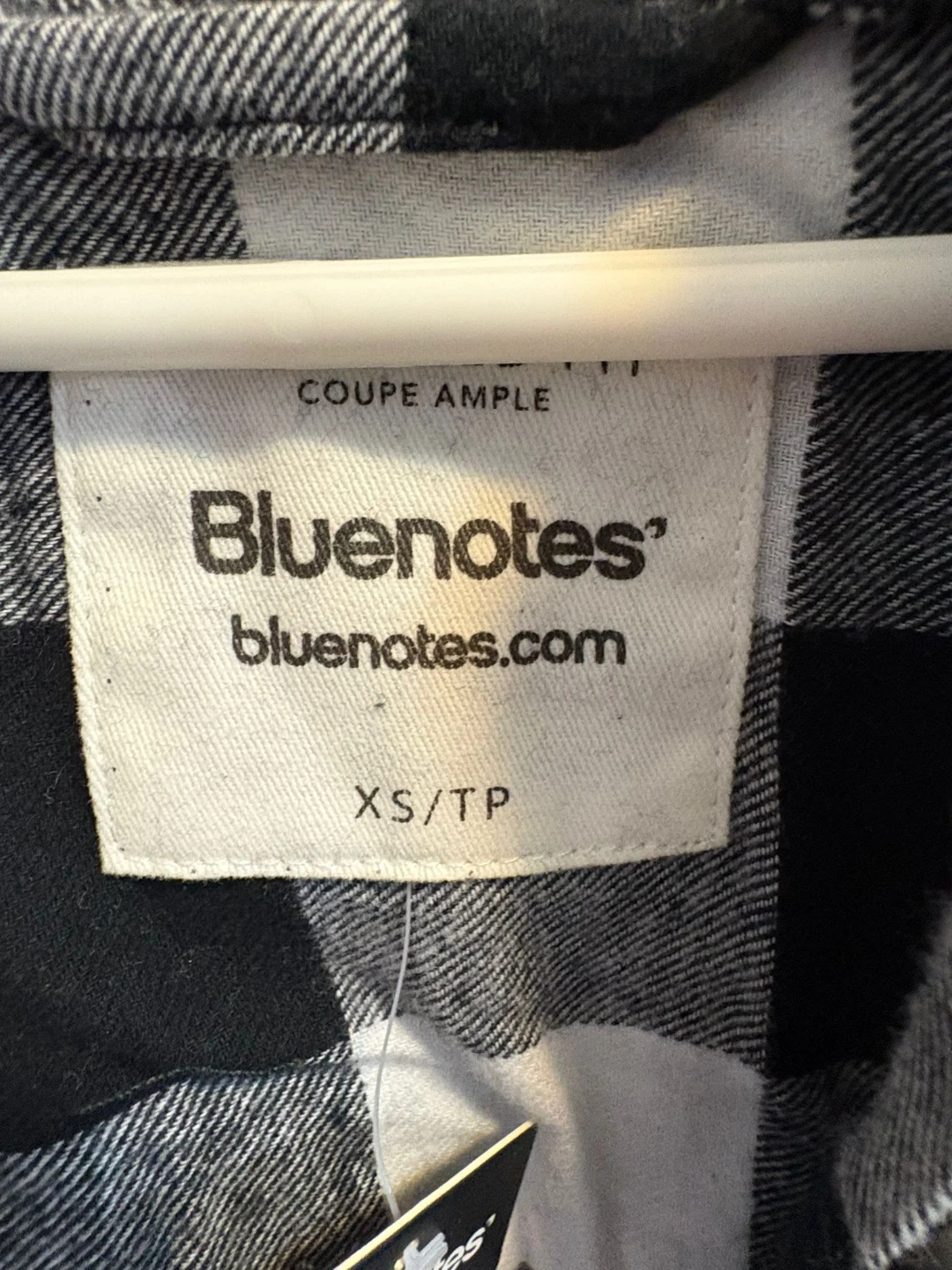 Bluenotes XS Black & White Flannel - photo 2