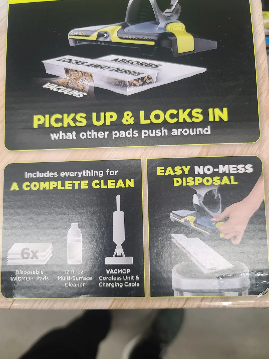 Shark VACMOP Reveal Cordless Lightweight - photo 3