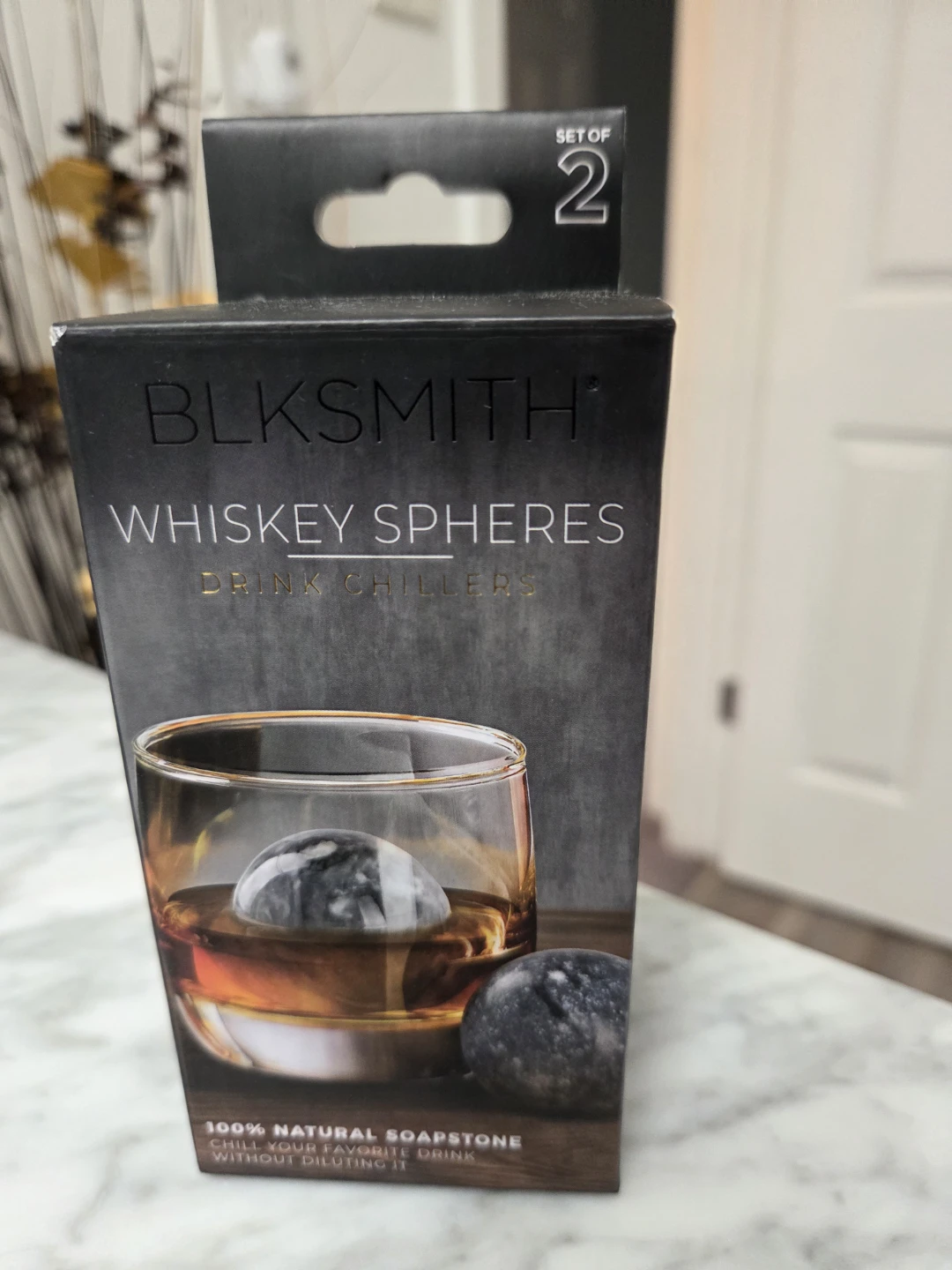 BLKSMITH Whiskey Spheres Drink Chillers - Set of 2