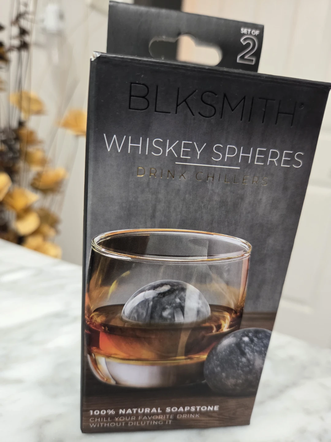 BLKSMITH Whiskey Spheres Drink Chillers - Set of 2 - photo 2