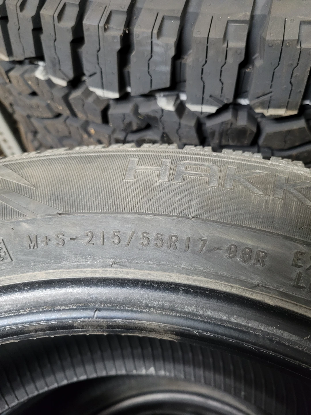 215/55R17 Nokian Winter Tires (4)