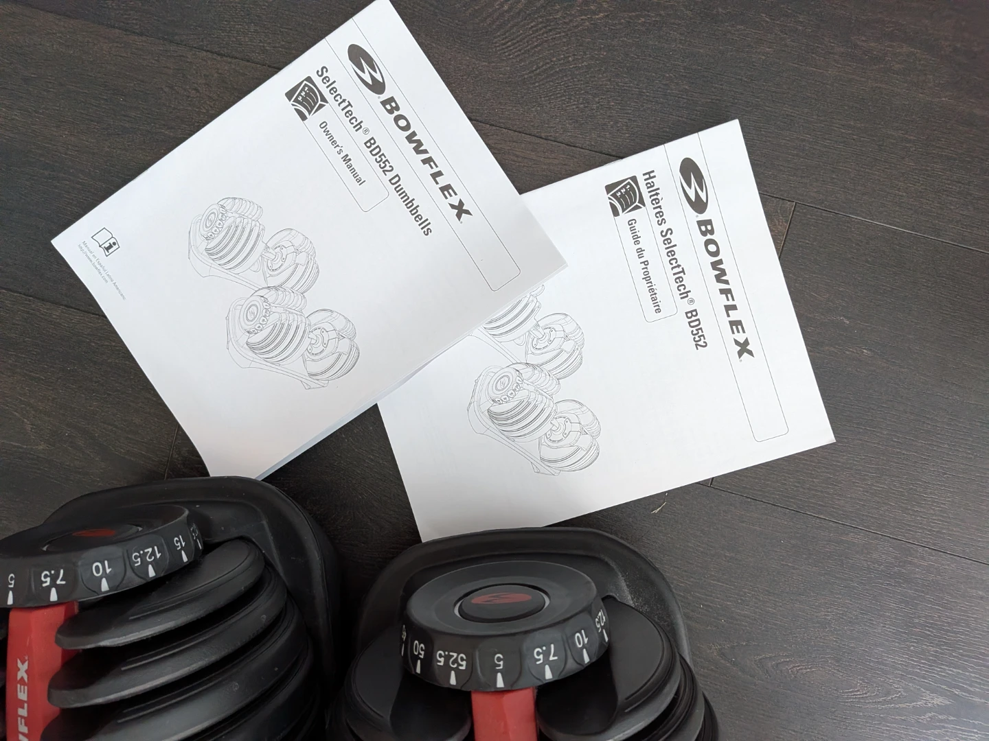 Bowflex SelectTech 552 Adjustable Dumbbells - pair - photo 2