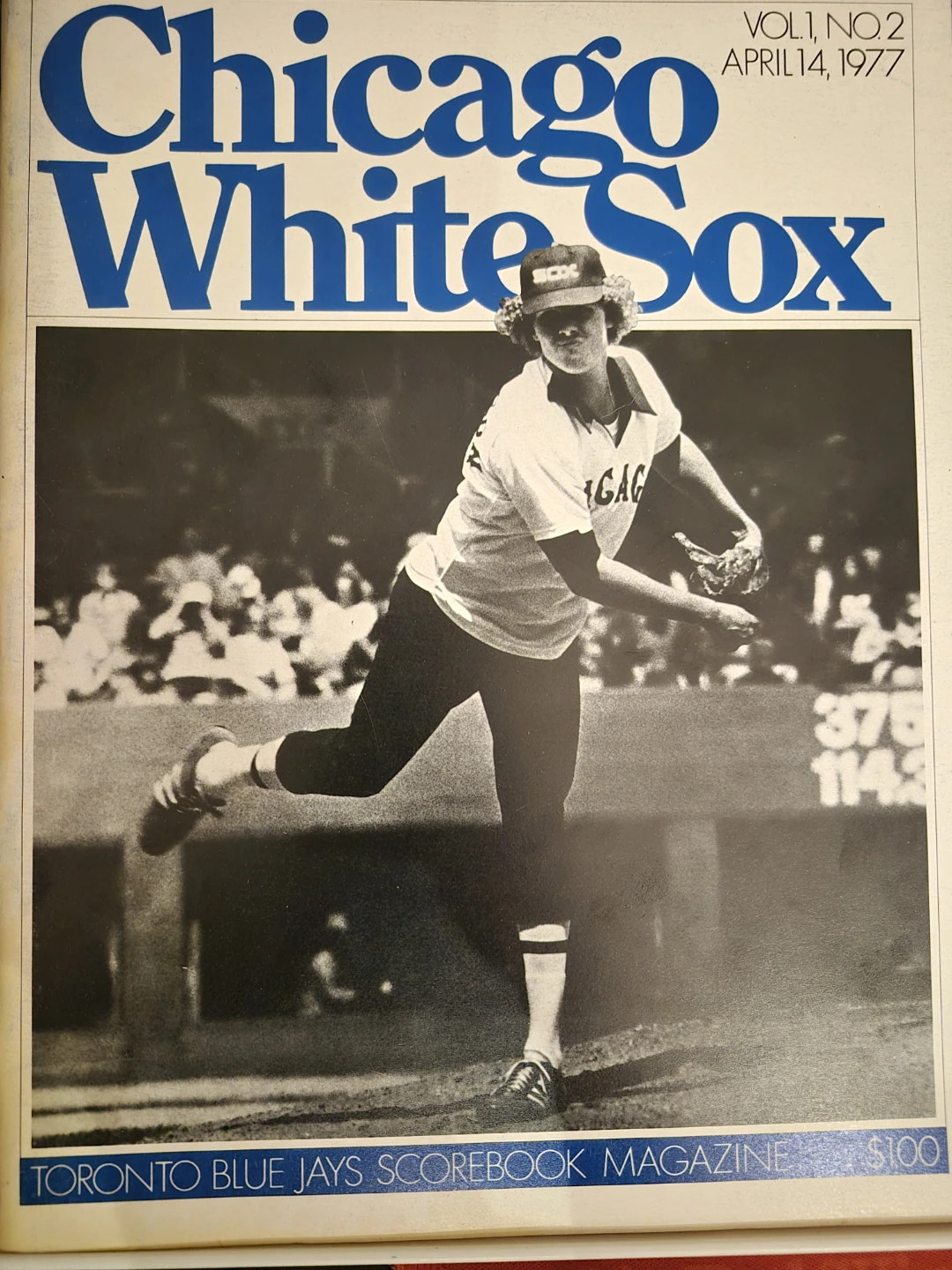 Chicago White Sox & Toronto Blue Jays Scorebook Magazine