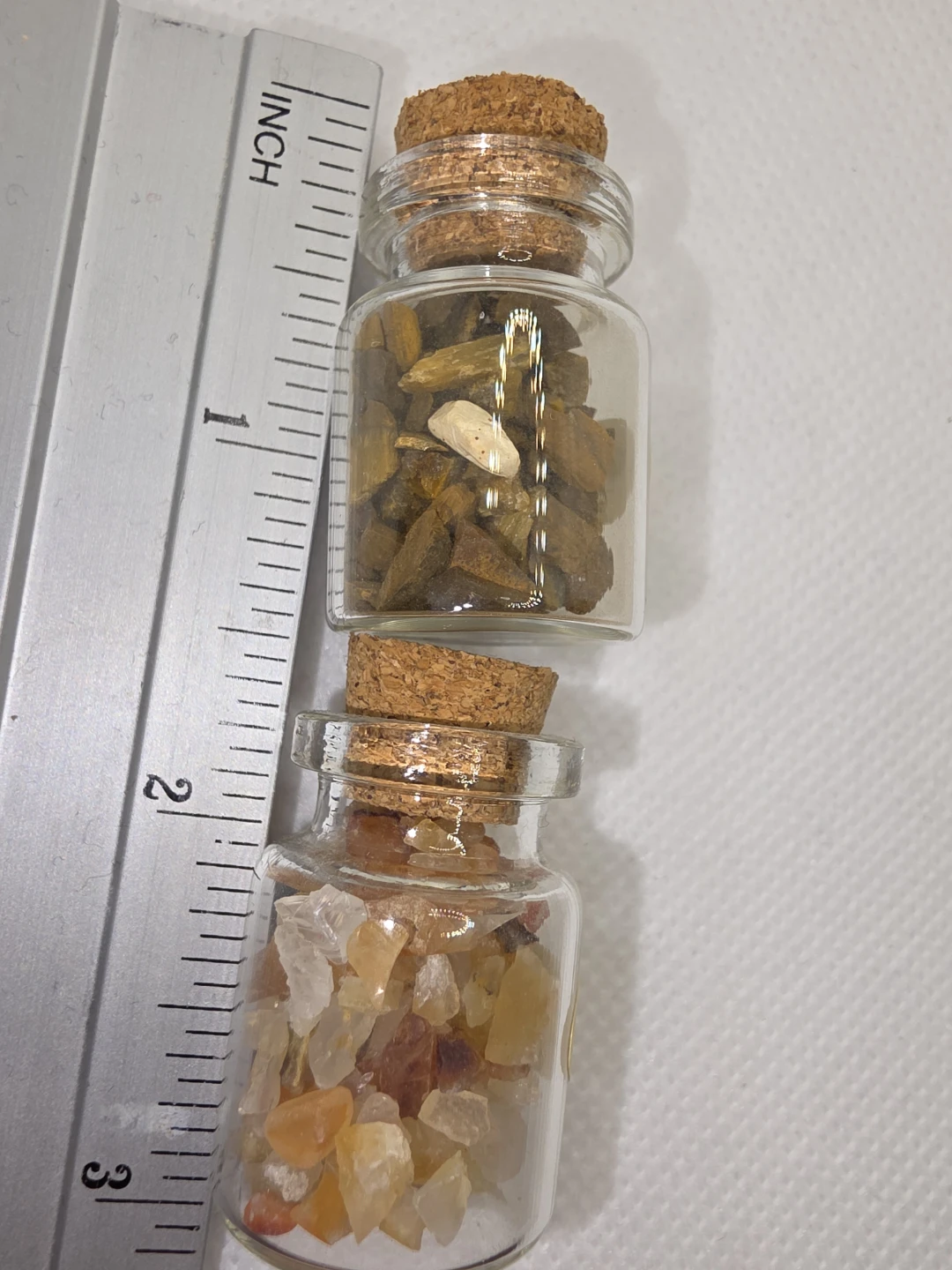 Tiger Eye & Agate Gemstone Chip Jars - photo 2