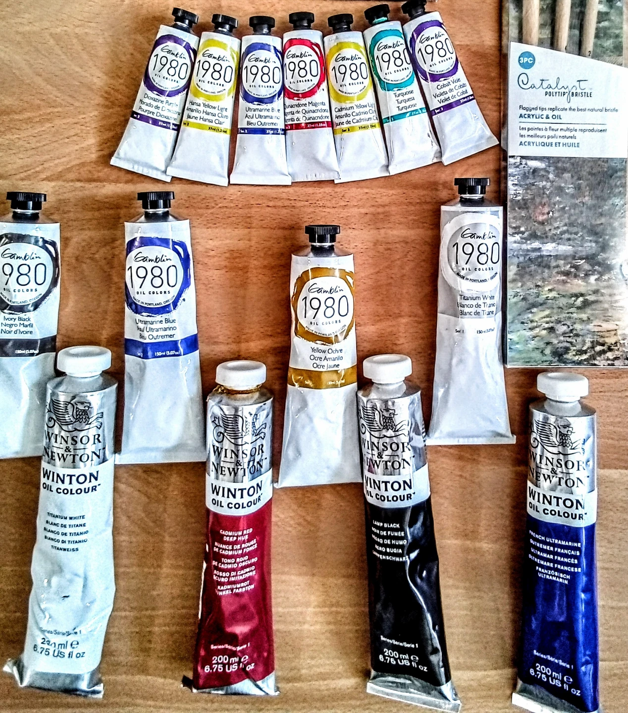 Gamblin & Winsor & Newton Oil Colours