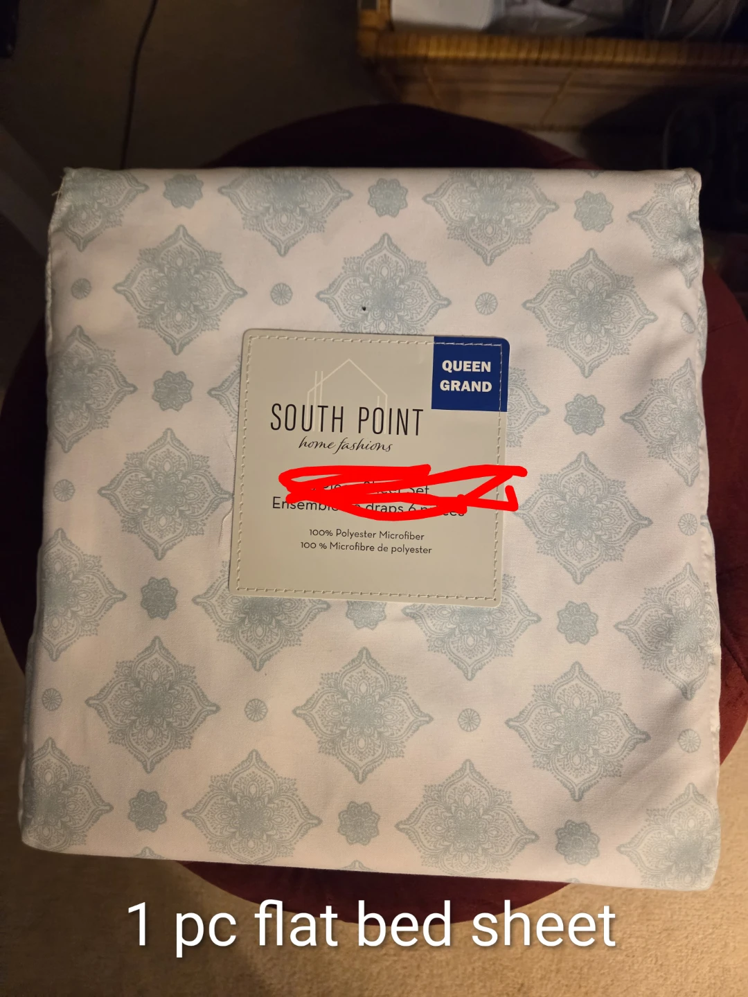 South Point Queen Flat Bed Sheet - NEW