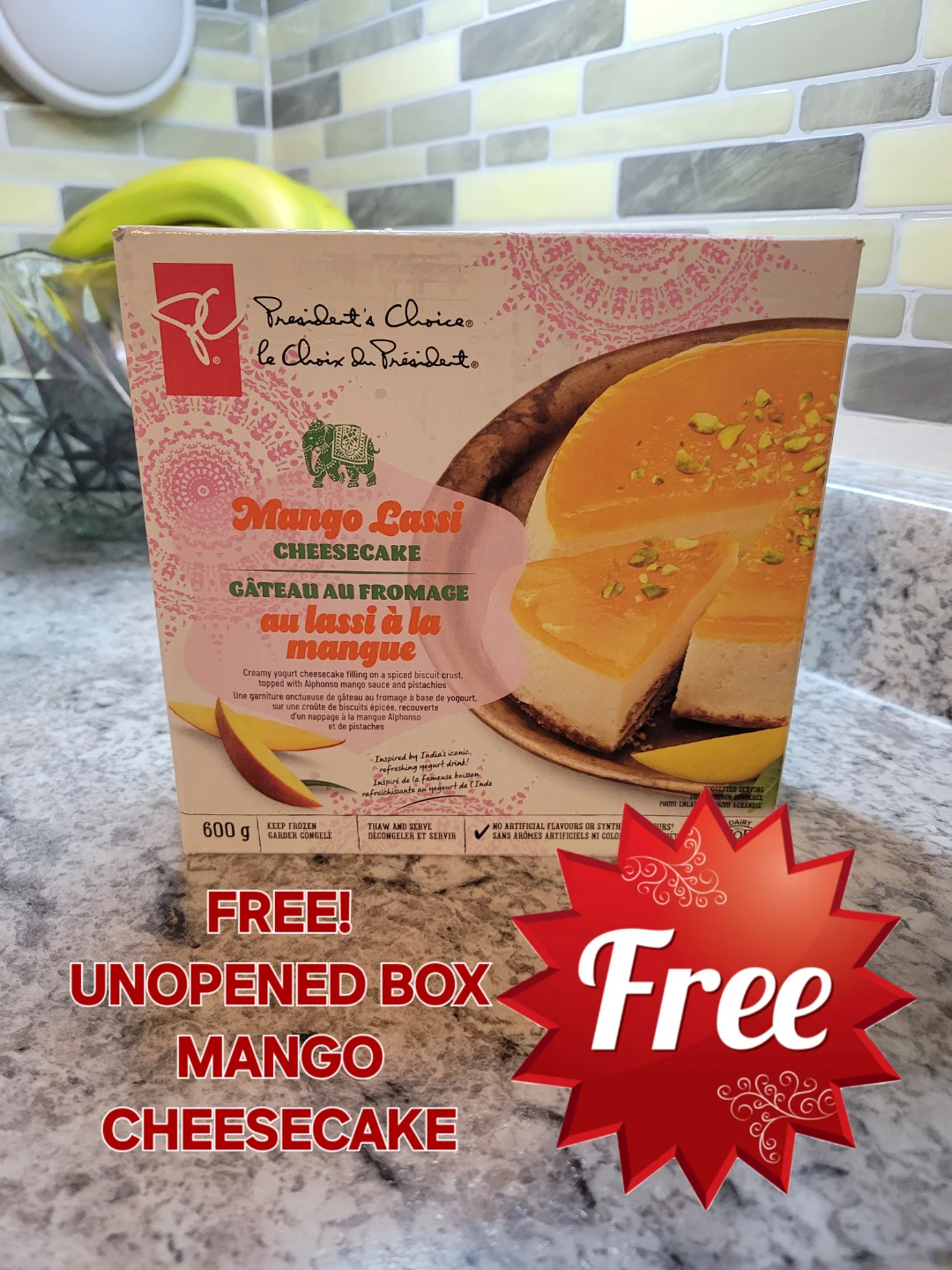 FREE Mango Lassi Cheesecake