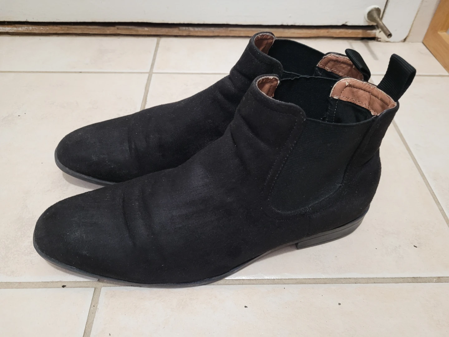 🎁 FREE H&M Black Suede  Boots Size 41 - photo 2