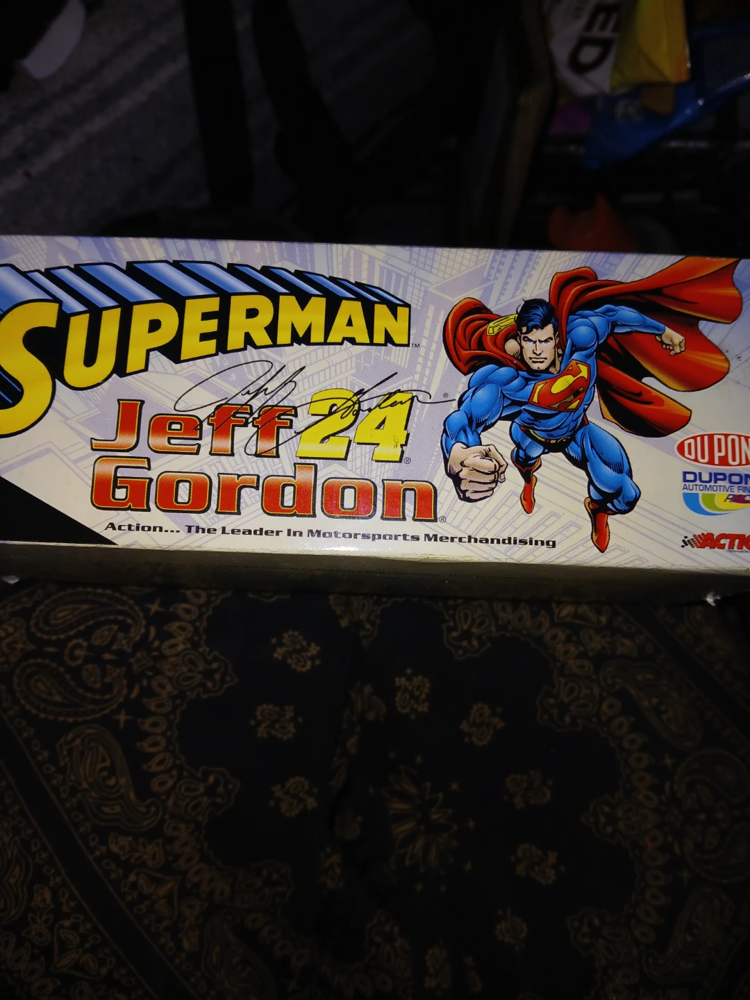 Jeff Gordon #24 Superman Racing Diecast Car - photo 2