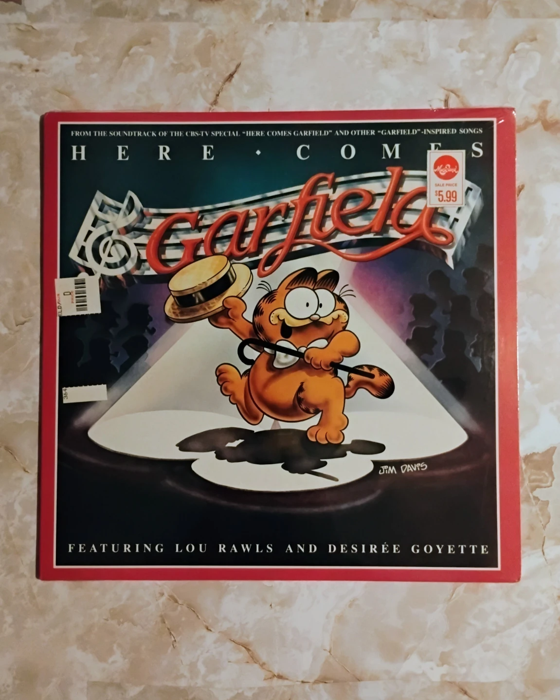"HERE COMES GARFIELD” VINYL LP RECORD (NEW – MINT CONDITION)