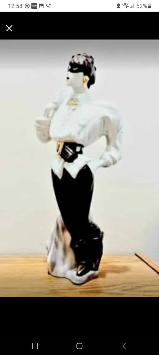 Unique Tall Handmade Axia Porcelain Statue - photo 3