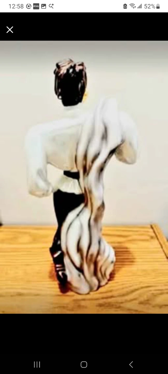 Unique Tall Handmade Axia Porcelain Statue - photo 4