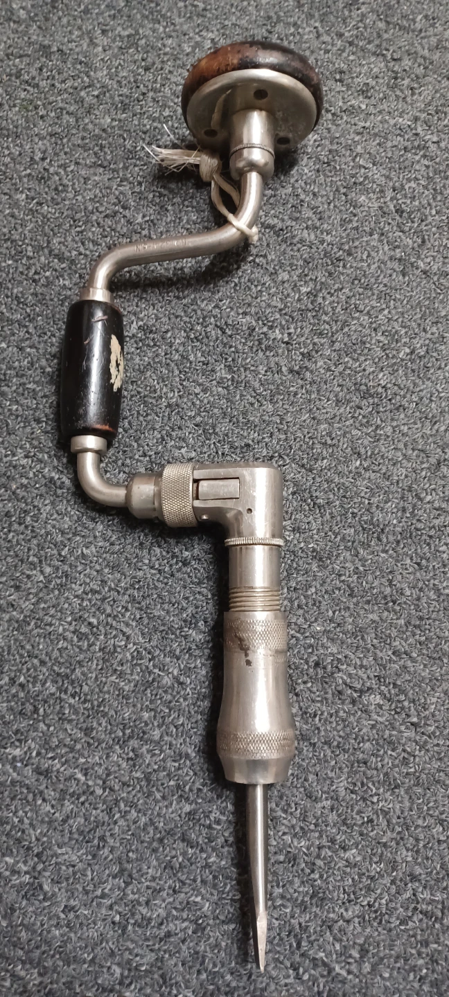 Antique Corner Brace Hand Drill - photo 2