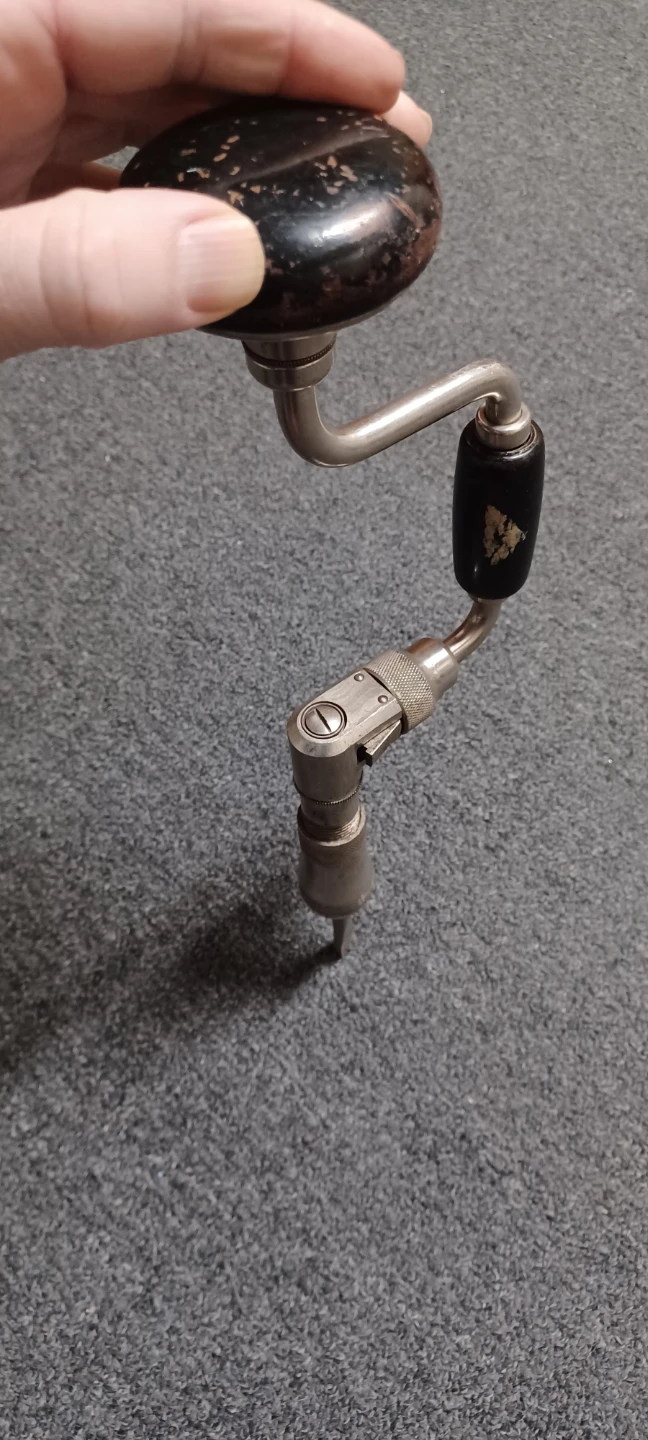 Antique Corner Brace Hand Drill - photo 5