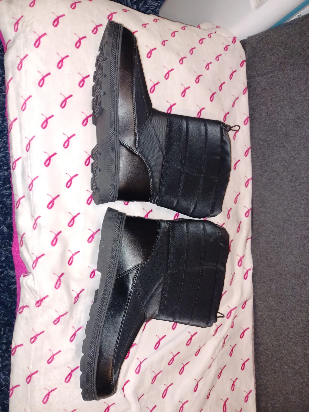 Black Winter Boots - Size 13 - photo 2