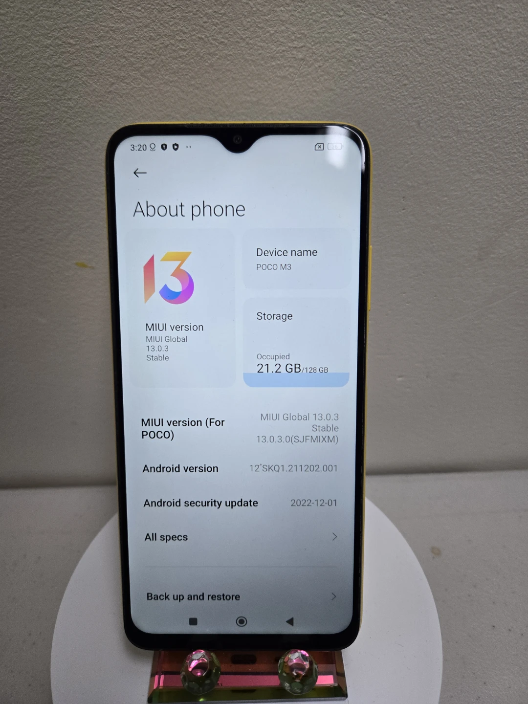 Poco M3 Yellow 128GB Android Phone - photo 3