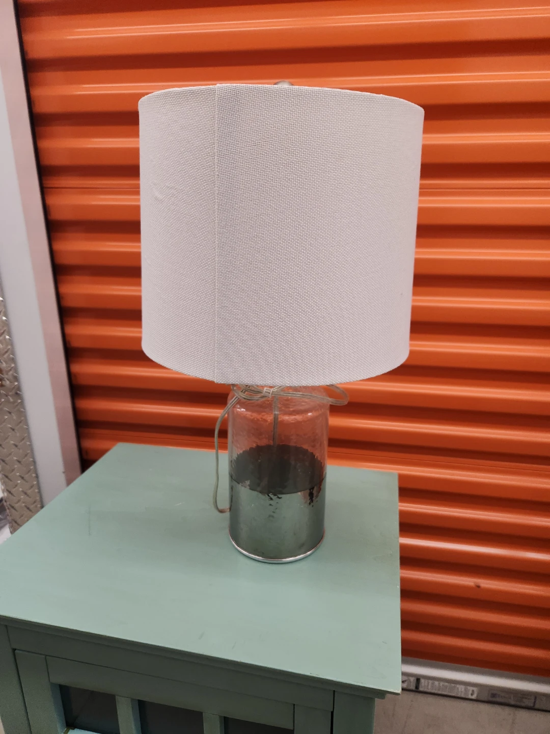 Table Lamp with Cylindrical Base
