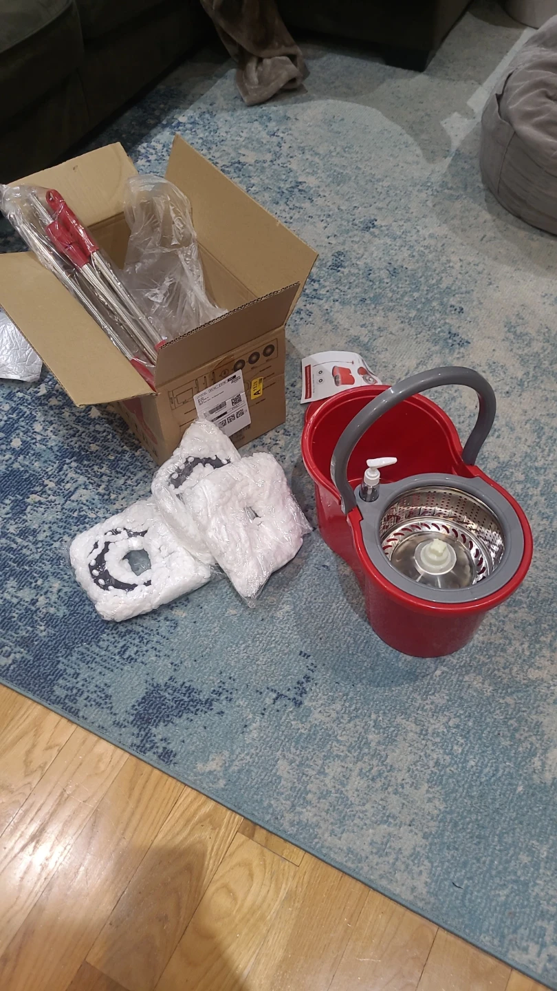 New Spin Mop + Bucket