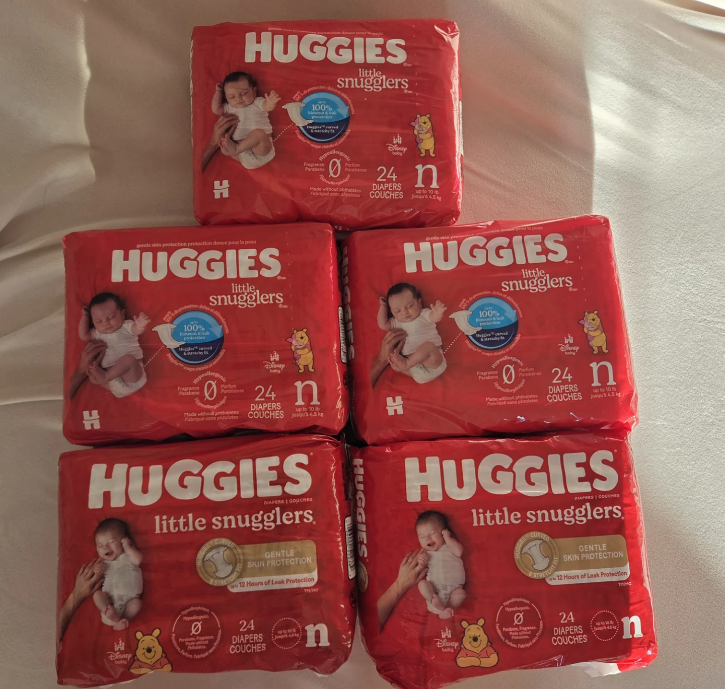 Huggies Little Snugglers Diapers, Size Newborn (24 Count) - photo 2