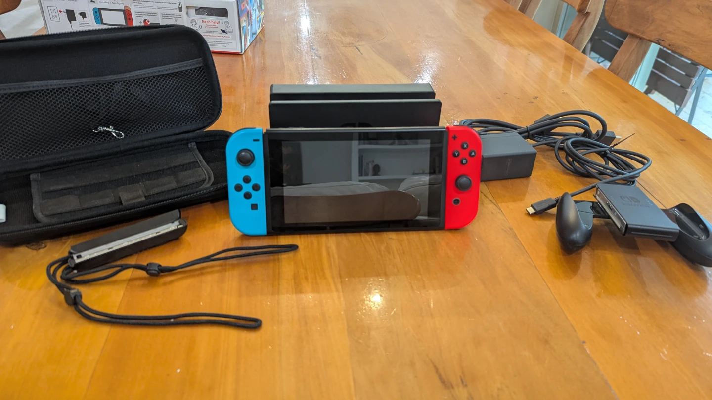 Nintendo Switch 1 v2 Console with Accessories