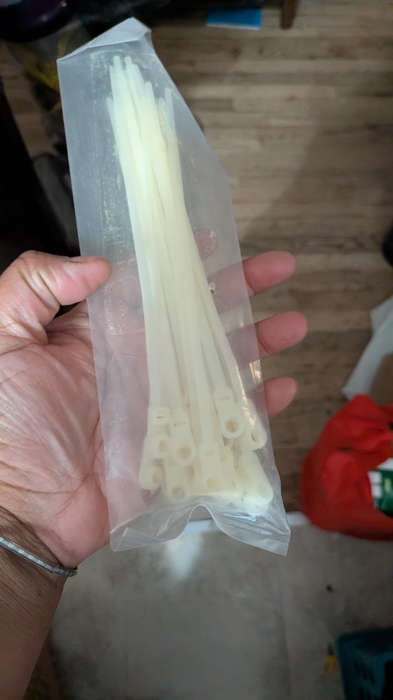 White Zip Ties - photo 2