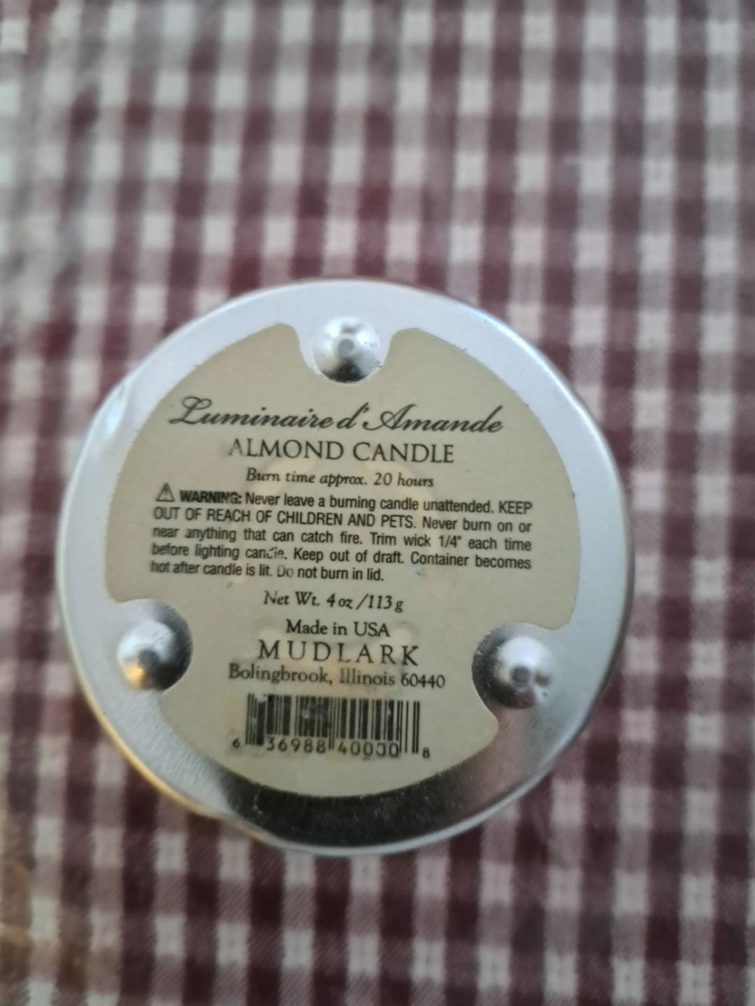 Mudlark Almond Candle - photo 2
